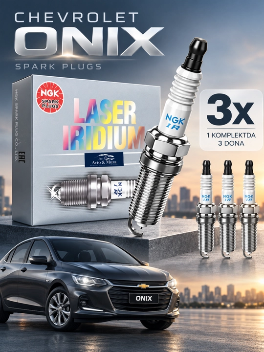 Chevrolet Onix va Tracker 2 avtomobillari uchun mo‘ljallangan sifatli svecha - 