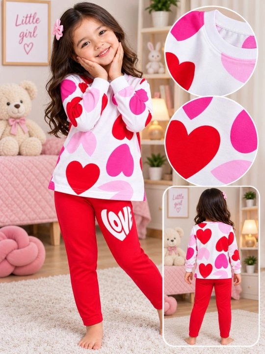 1-8 yoshli bolalar uchun uzun yengli yumshoq pijama