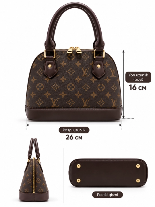 Женская сумка через плечо, в стиле Louis Vuitton, с коробкой и документами