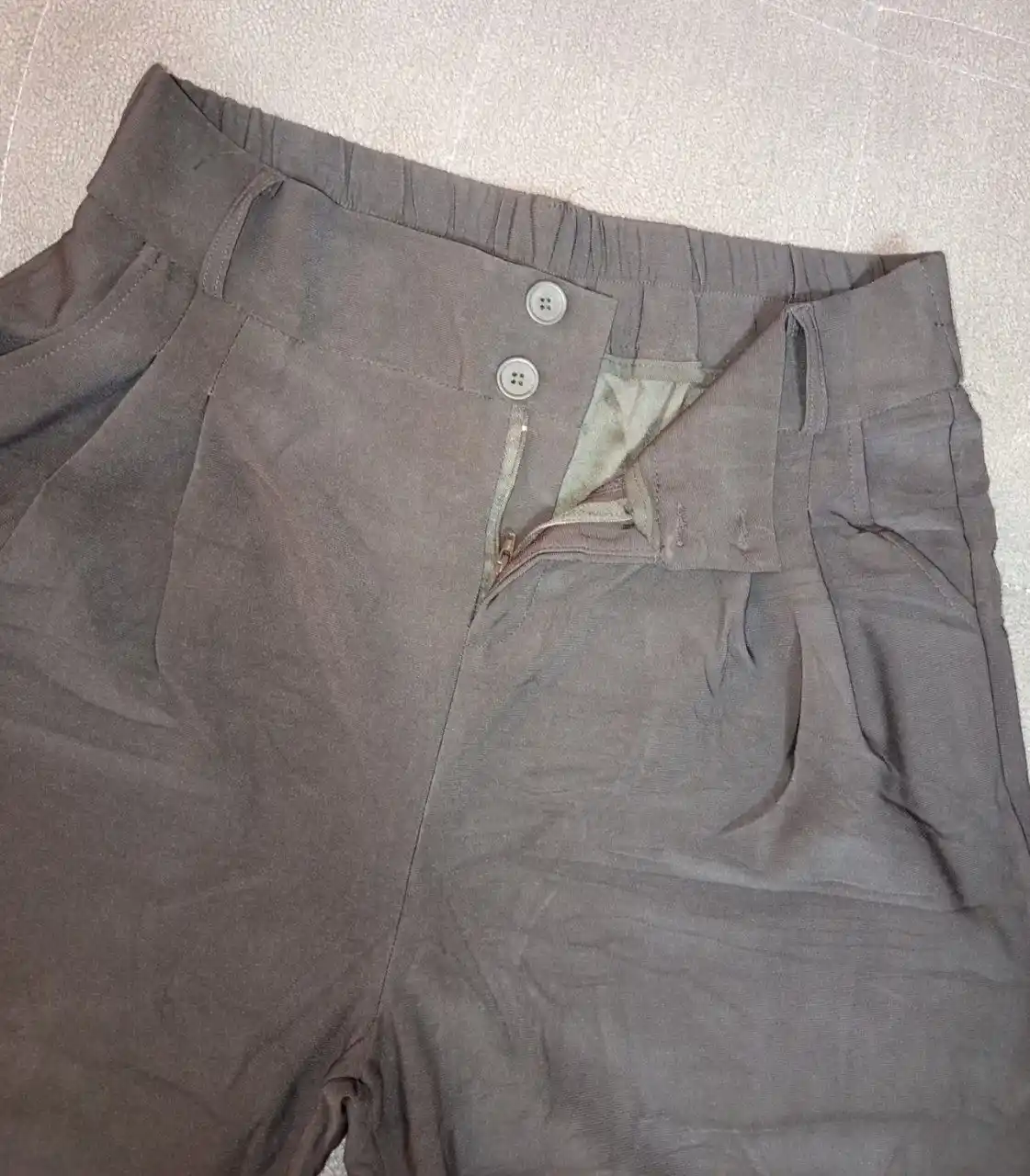 Ayollar palazzo shimi, keng, baland belli, klassik uslubda — ELLY FASHION