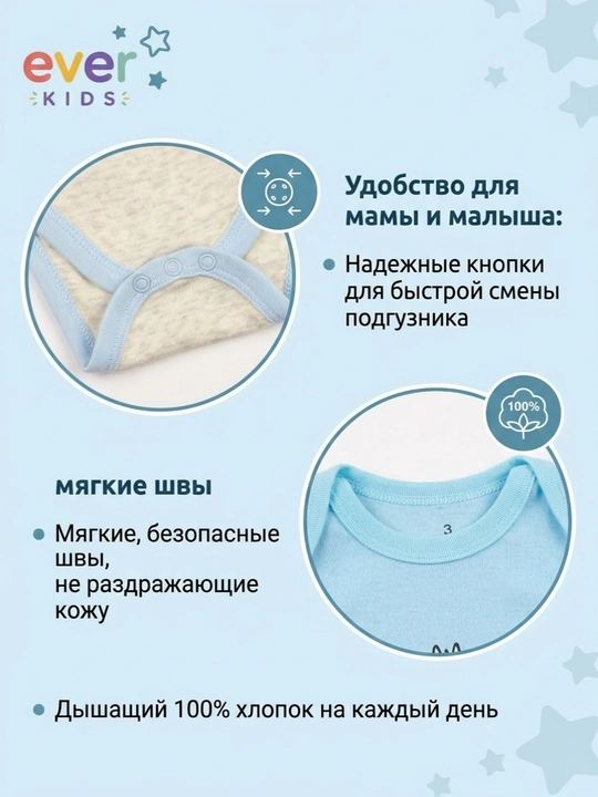 3 oydan 18 oygacha bo‘lgan bolalar uchun beshta bodidan iborat to‘plam