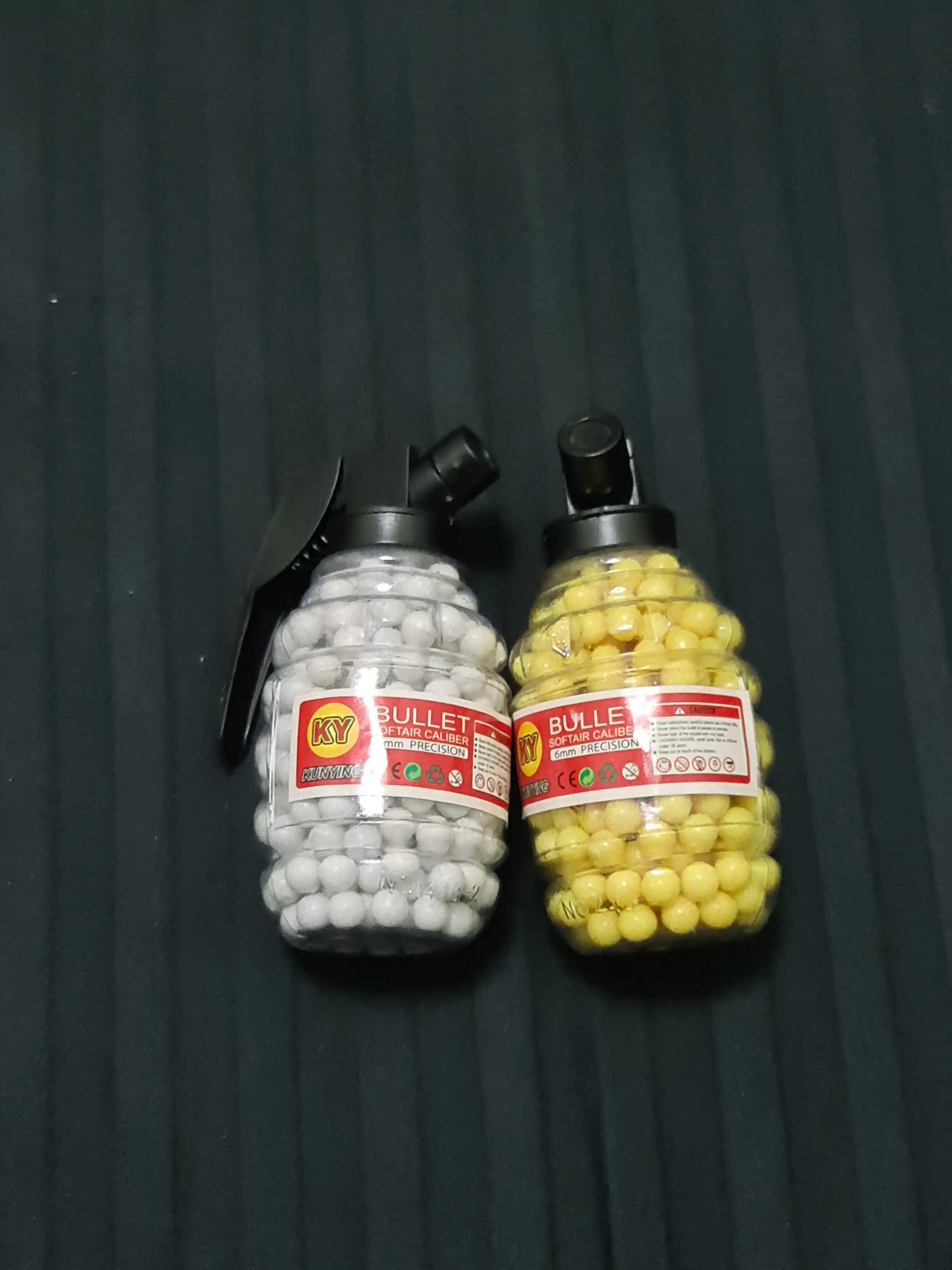 O'yinchoq qurollar uchun plastik o'qlar 6 mm