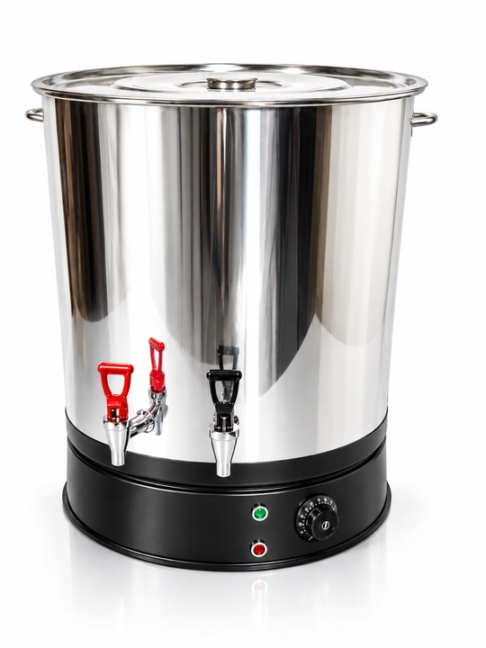 Elektr samovar 2 kranli, ichki choynakli, oddiy va turk choyi uchun