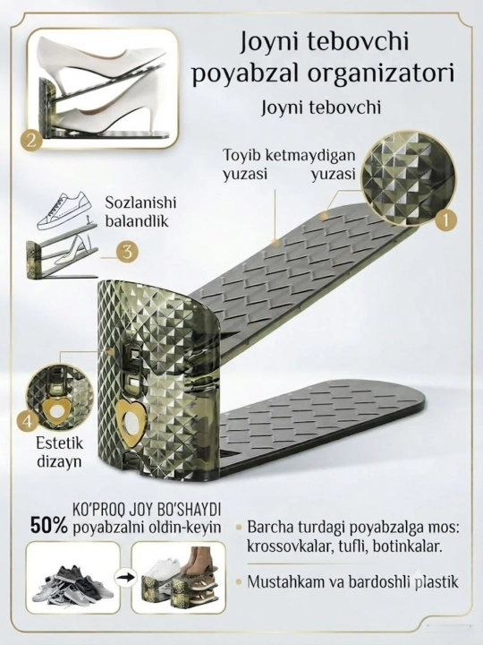 Полка для обуви, органайзер