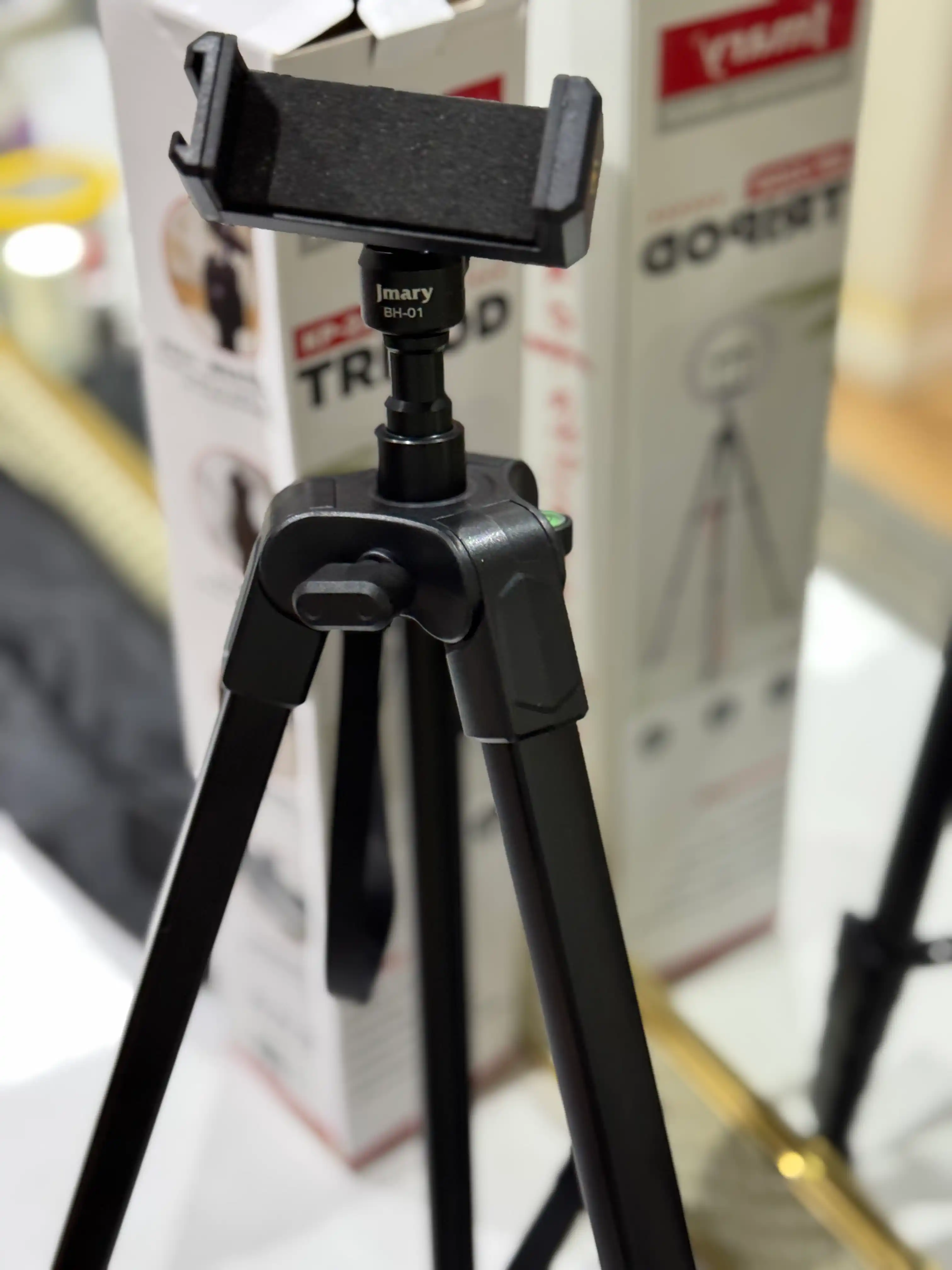 Shtativ 170 sm Jmary KP-2208, tripod telefon va kamera uchun ushlagichi bor, videolar