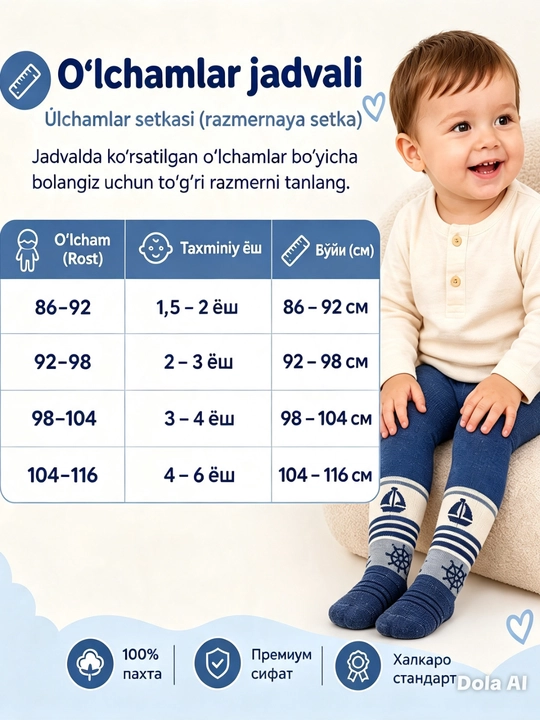 O‘g‘il bola uchun kolgotkalar, bolalar uchun, issiq, bolalar uchun