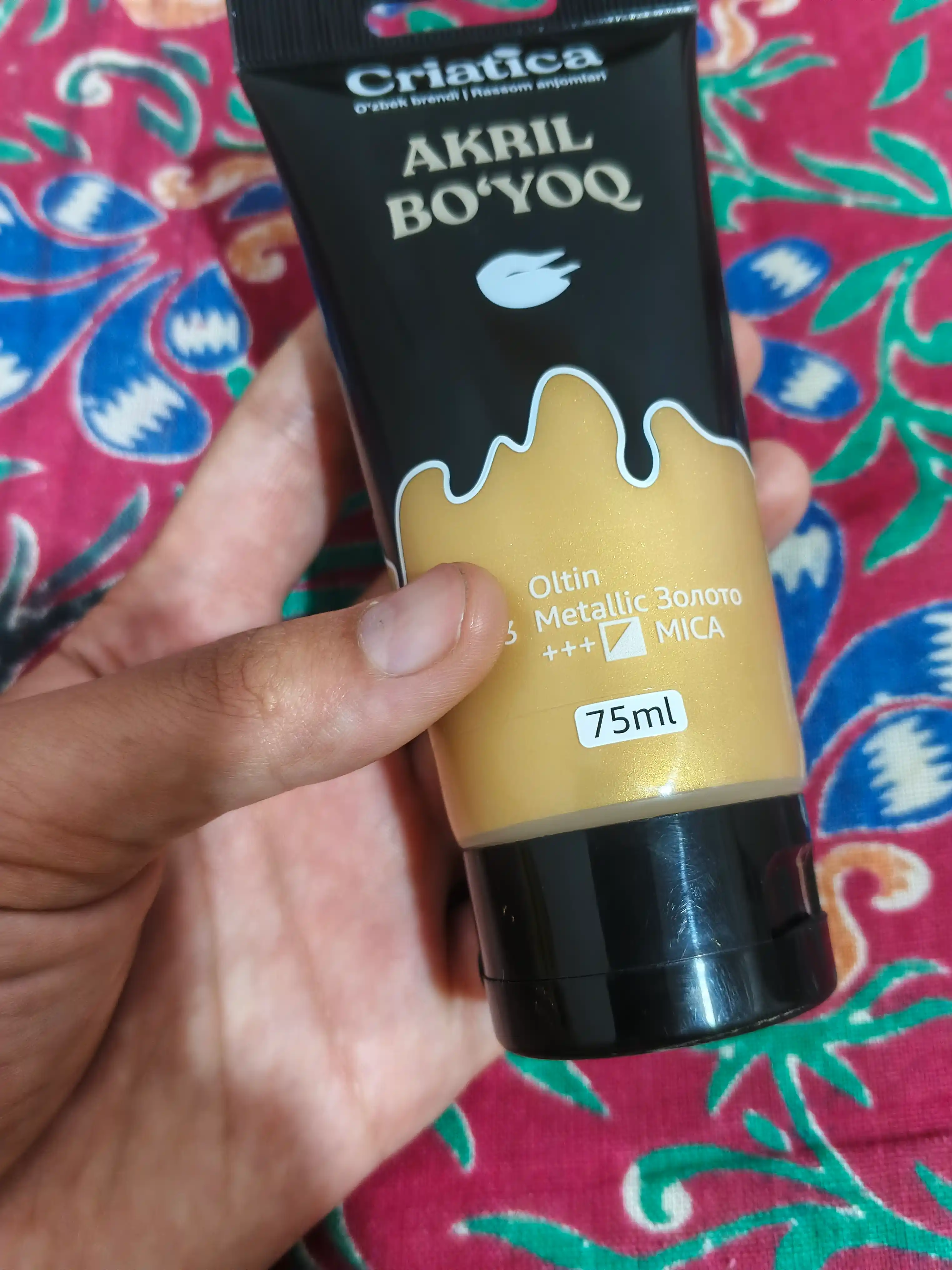 CRIATICA badiiy akril bo'yog'i, professional, 75 ml tuba