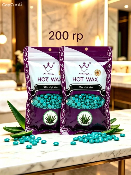 Depilatsiya uchun granulalardagi issiq mum Hot Wax, 100 gr, 200 gr, 300 gr, 400 gr - 