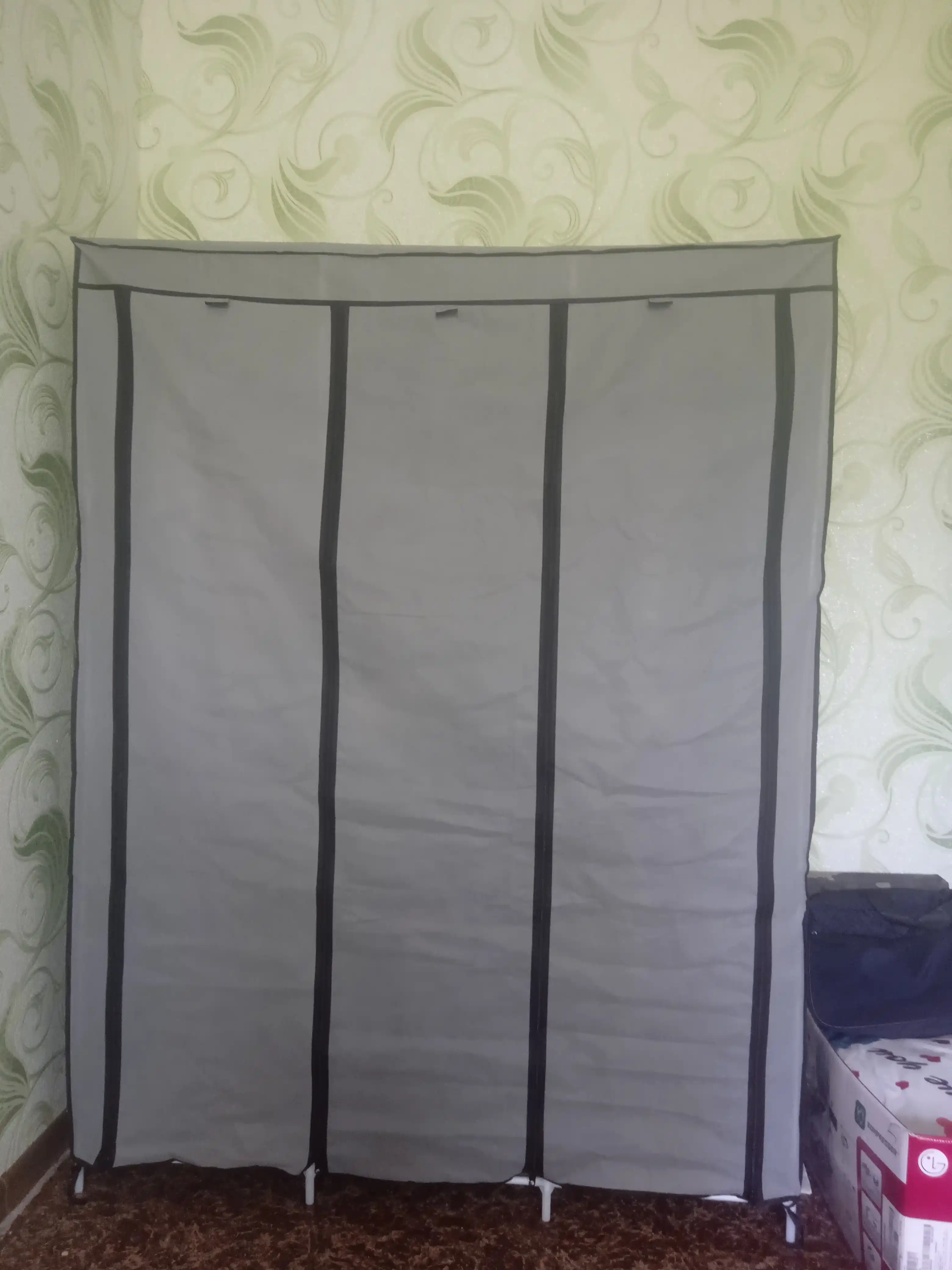 Matoli yig'ma shkaf - kiyim, poyabzal saqlash uchun garderob, 130 * 45 * 175 sm