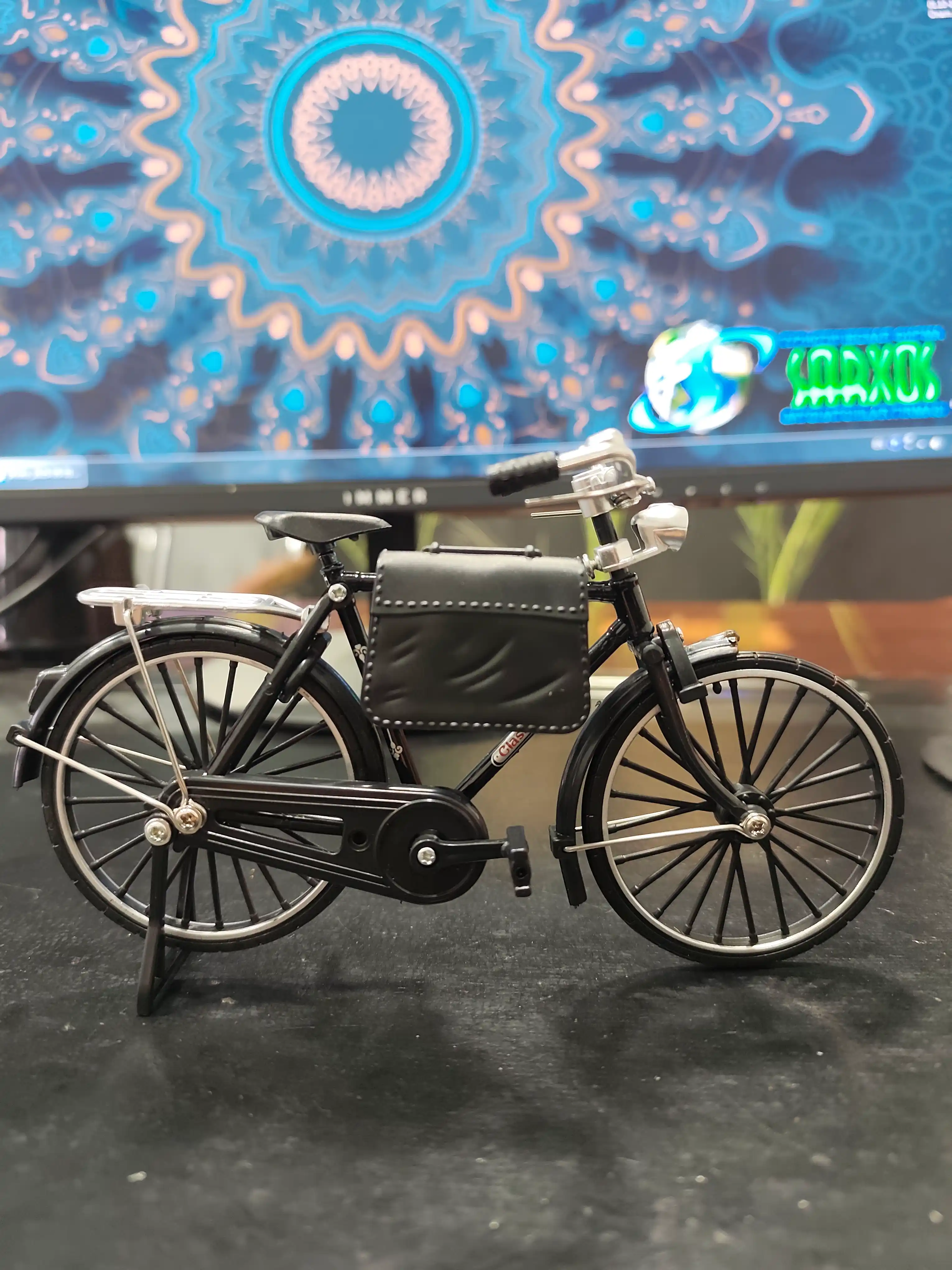 DIY mini velosiped konstruktori, yig'iladigan metall model, kolleksion suvenir