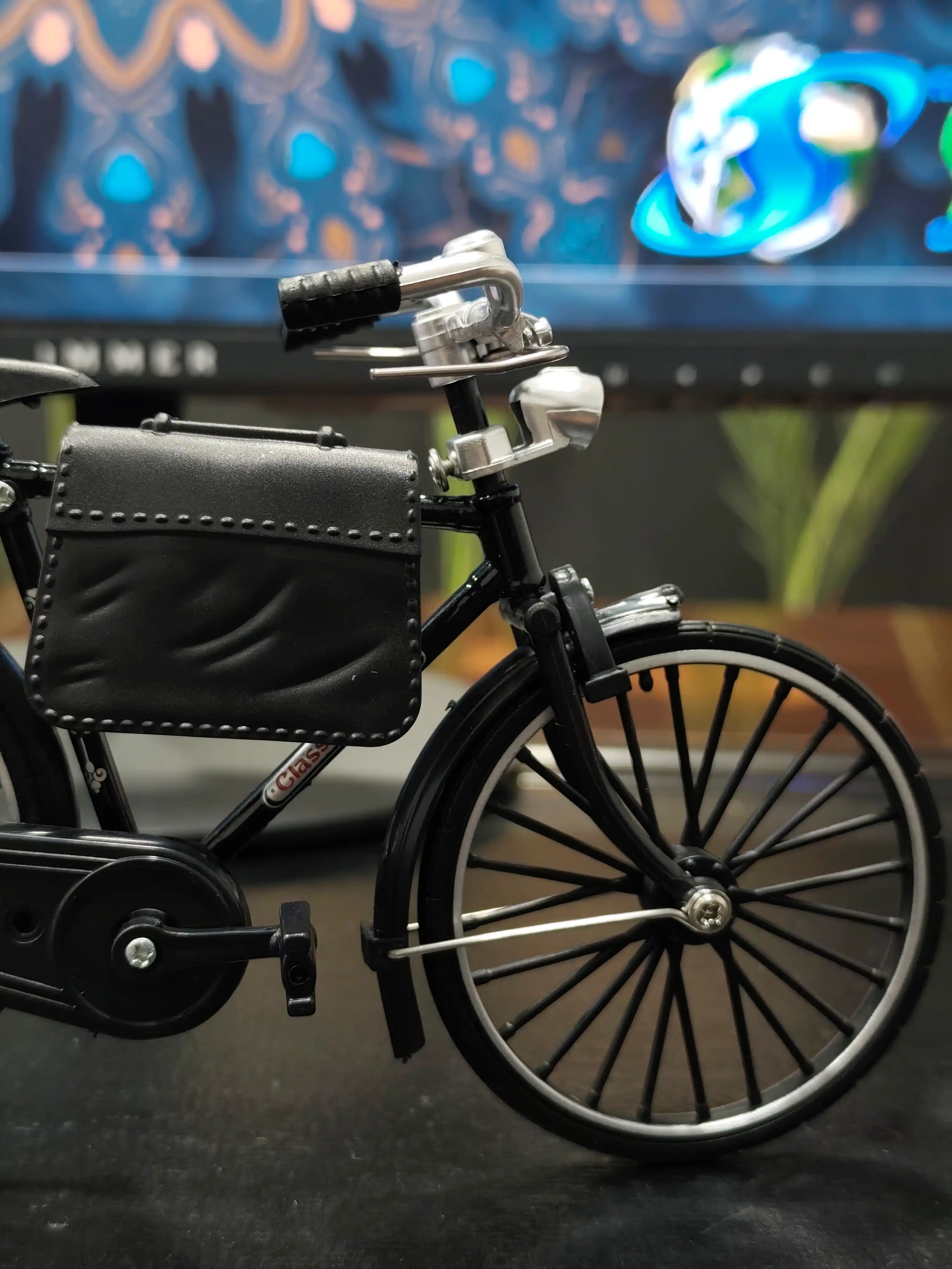 DIY mini velosiped konstruktori, yig'iladigan metall model, kolleksion suvenir