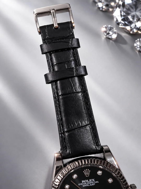 Rolex Land-Dweller - Klassik qora erkaklar qo‘l soati