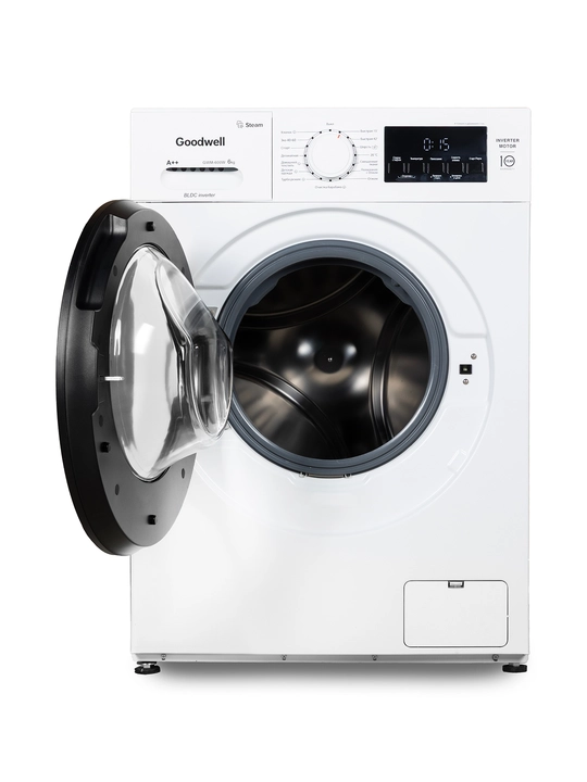 Стиральная машина Goodwell GWM-600G-W, 6 кг, INVERTER, A++, 15 программ