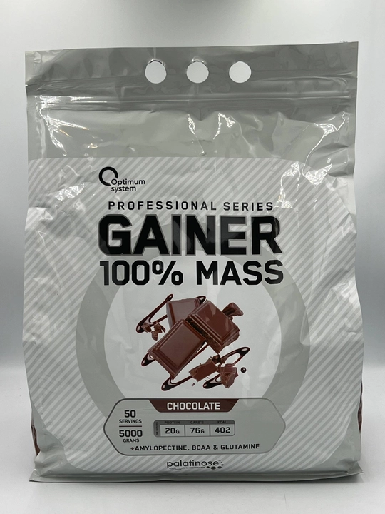 Optimum System 100% MASS Gainer 5000g, гейнер для массы набора