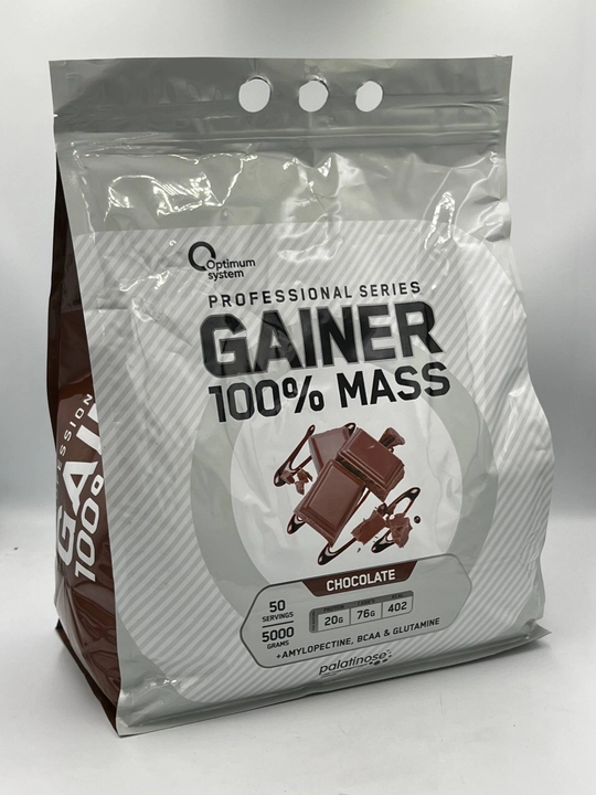Optimum System 100% MASS Gainer 5000g, гейнер для массы набора