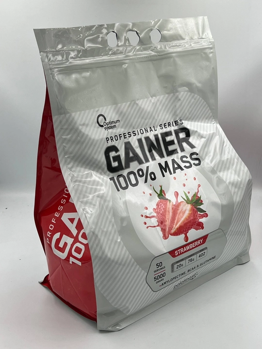 Optimum System 100% MASS Gainer 5000g, гейнер для массы набора