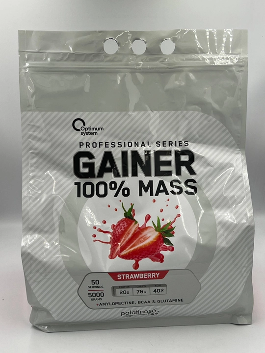 Optimum System 100% MASS Gainer 5000g, гейнер для массы набора