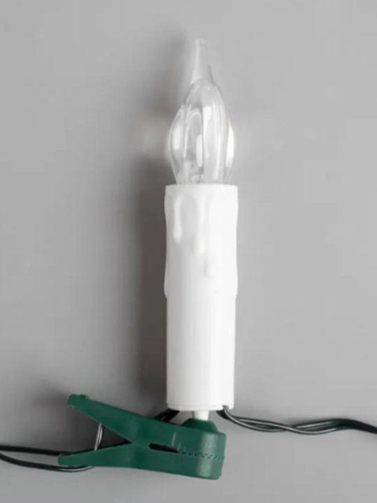 "Sham" shaklidagi elektr Rojdestvo archasi chiroqlari |  20 ta LED sham