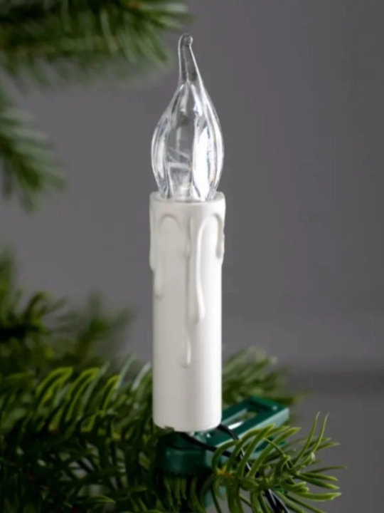 "Sham" shaklidagi elektr Rojdestvo archasi chiroqlari |  20 ta LED sham