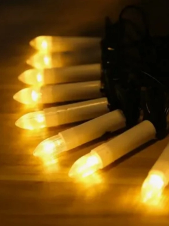 "Sham" shaklidagi elektr Rojdestvo archasi chiroqlari |  20 ta LED sham