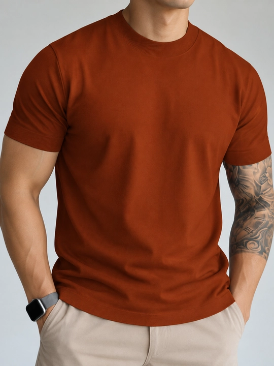 Мужской свитер-американка с короткими рукавами, круглый воротник, Freesize (XL)