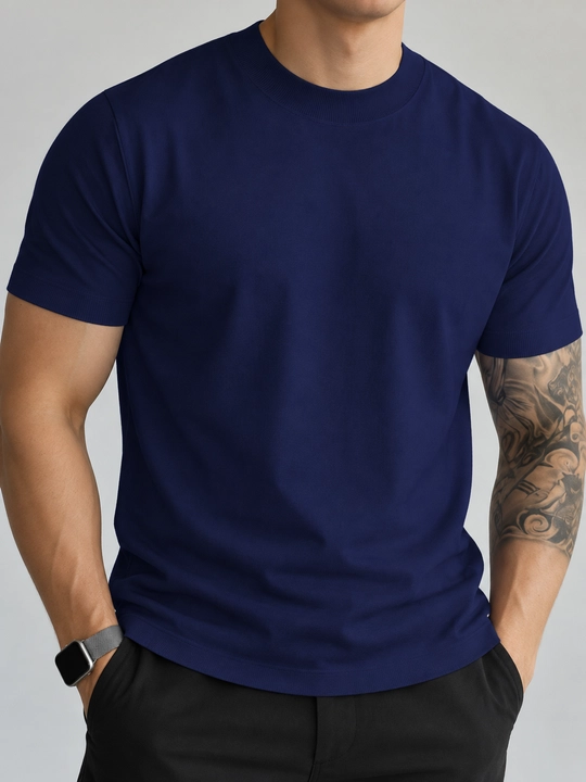 Мужской свитер-американка с короткими рукавами, круглый воротник, Freesize (XL)