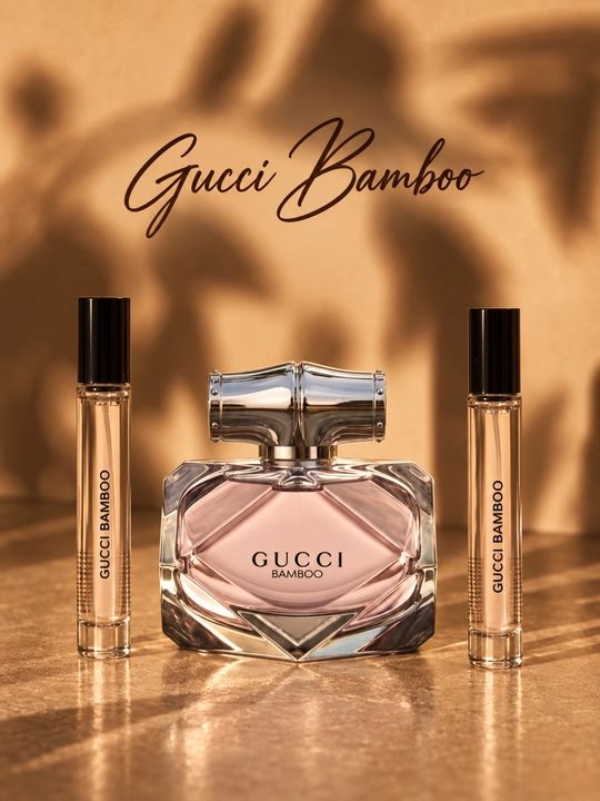 Духи для женщин Gucci Bamboo цветочно-древесная парфюмерная вода, объемы на выбор 3–100 мл - 