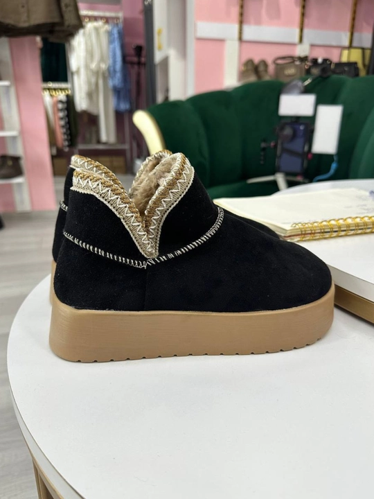 Угги женские с мехом, удобные, тёплые, классный дизайн, размер 36-40
