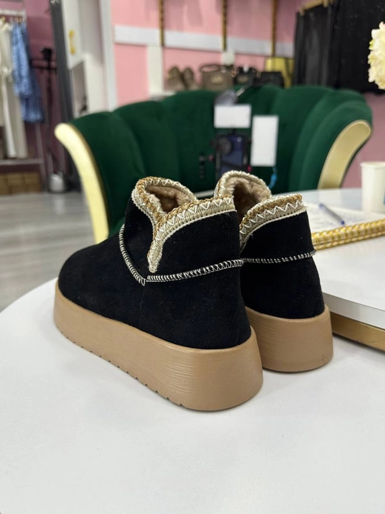 Угги женские с мехом, удобные, тёплые, классный дизайн, размер 36-40