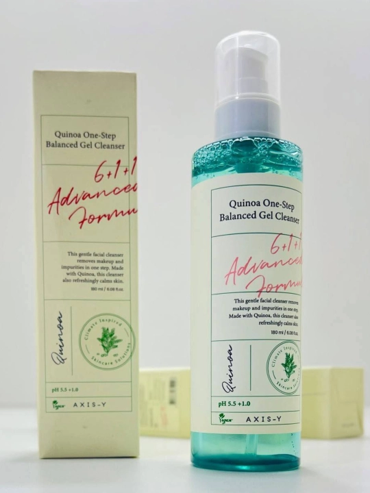 Пилинг-гель для умывания лица AXIS-Y Quinoa One Step Balanced Gel Cleanser