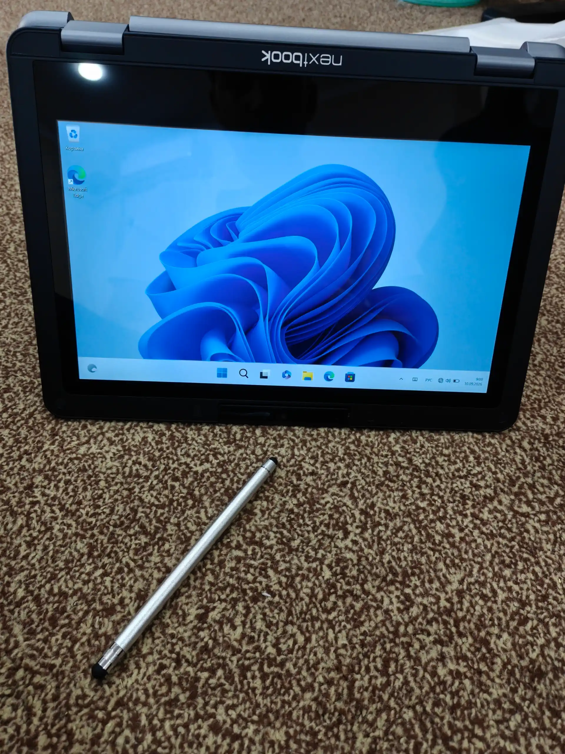 Ноутбук Nextbook 11.6″ 2-в-1, сенсорный 360°, Intel N4120, 4/128 ГБ, Windows 11