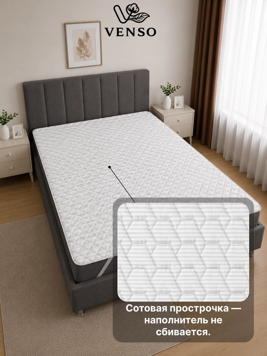 Venso Soft Protect rezinkali matras qoplamasi, matras g‘ilofi