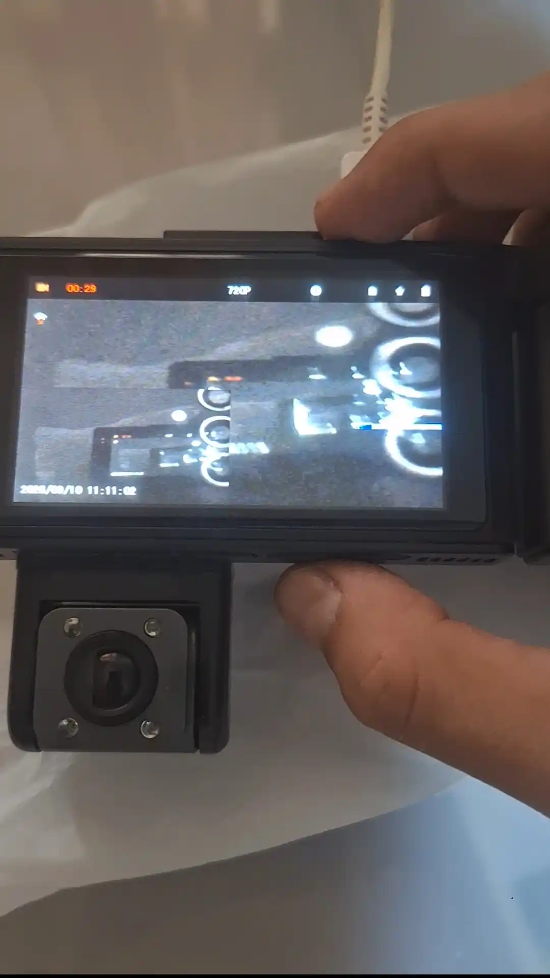 Avto WiFi videoregistratori, 3 va 4 kamera, salonni yozib olish va Full HD 1080p 2K ovoz