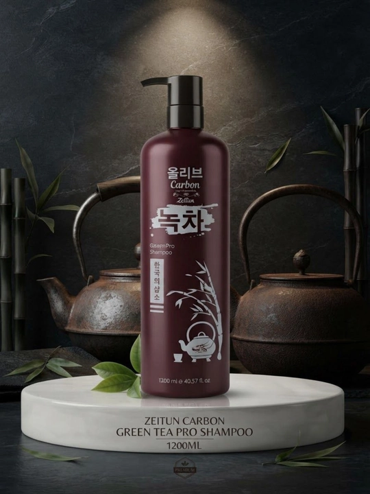 Zeitun Korean Pro shampun, sochni mustahkamlovchi va tiklovchi, 1800 ml