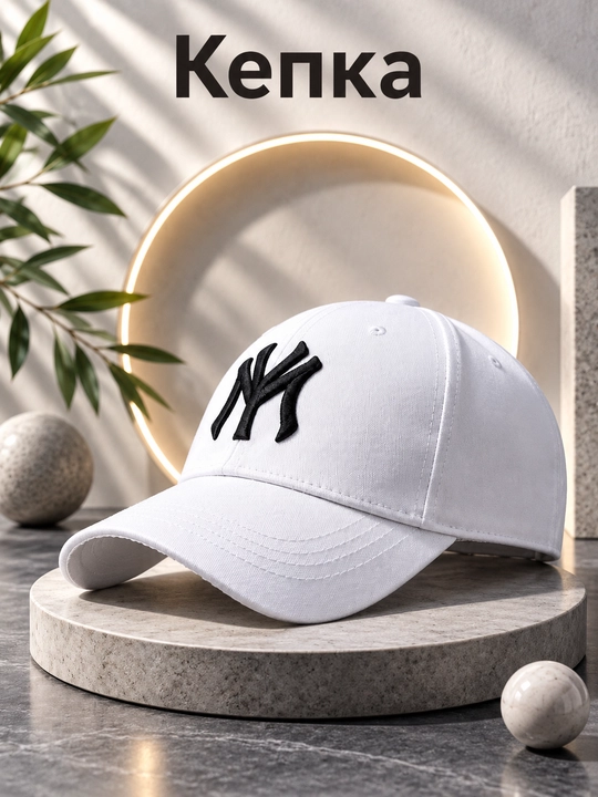 Кепка бейсболка New York унисекс, для мужчин и женщин, качественная и стильная - 