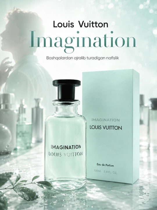 Louis Vuitton Imagination erkaklar atiri, sitrus va qora choy iforli parfyumeriya suvi EDP