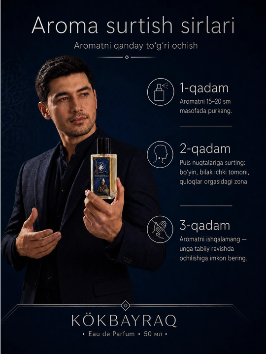 KOKBAYRAQ, Eau de Parfum, atir 50 ml