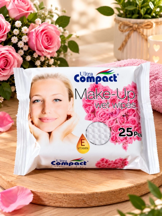 Салфетки для очищения лица, влажные, для снятия макияжа, 25 шт - 
