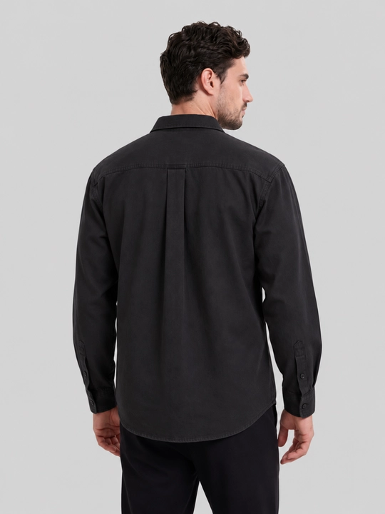 Erkaklar uchun klassik uzun yengli kundalik ko‘ylak, 9 xil rangda, M-XXL