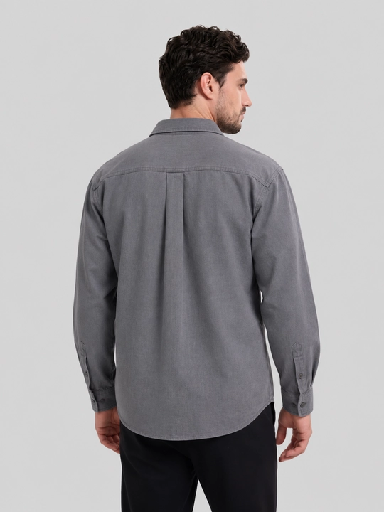 Erkaklar uchun klassik uzun yengli kundalik ko‘ylak, 9 xil rangda, M-XXL