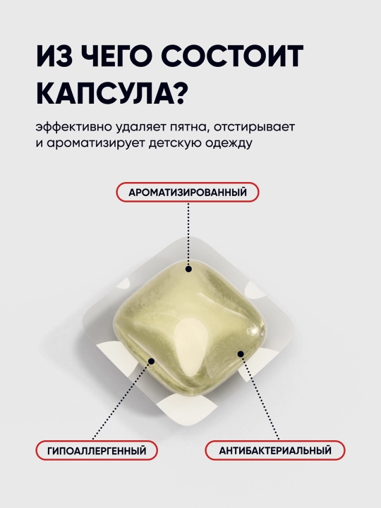 Капсулы для стирки Antabax, концентрированные, антибактериальные, с кондиционером, 52 шт