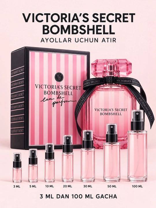Victoria’s Secret Bombshell ayollar atiri, mevali hamda gulli ifor
