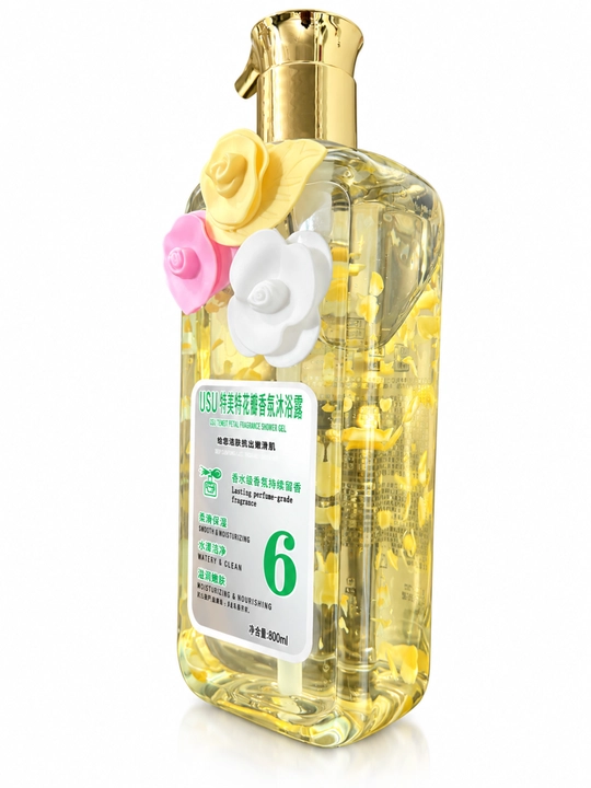 USU гель для душа с ароматом розы, 800 мл — мягкий уход на каждый день