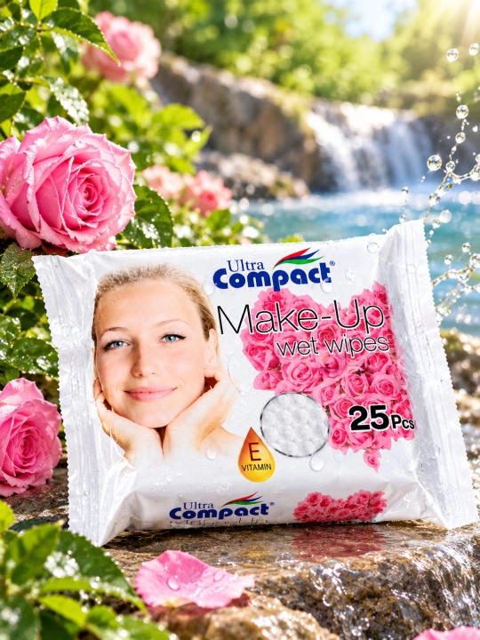 Салфетки для очищения лица, влажные, для снятия макияжа, 25 шт