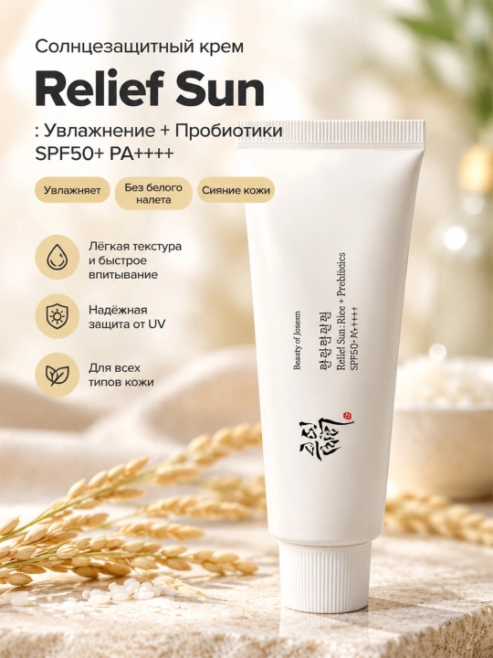 Beauty of Joseon Relief Sun quyoshdan himoyalovchi kremi - 