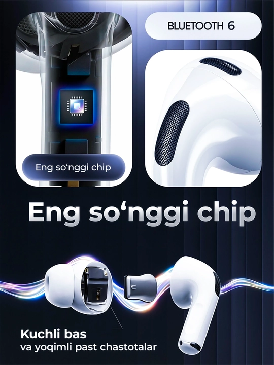 Pods Pro 3 ANC, bluetooth наушники беспроводные