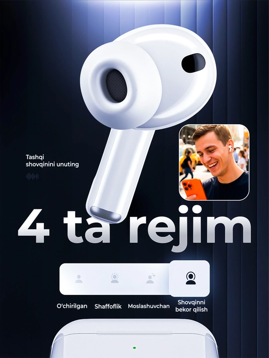 Pods Pro 3 ANC, bluetooth наушники беспроводные