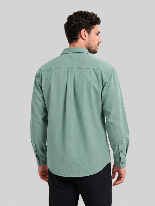 Erkaklar uchun klassik uzun yengli kundalik ko‘ylak, 9 xil rangda, M-XXL