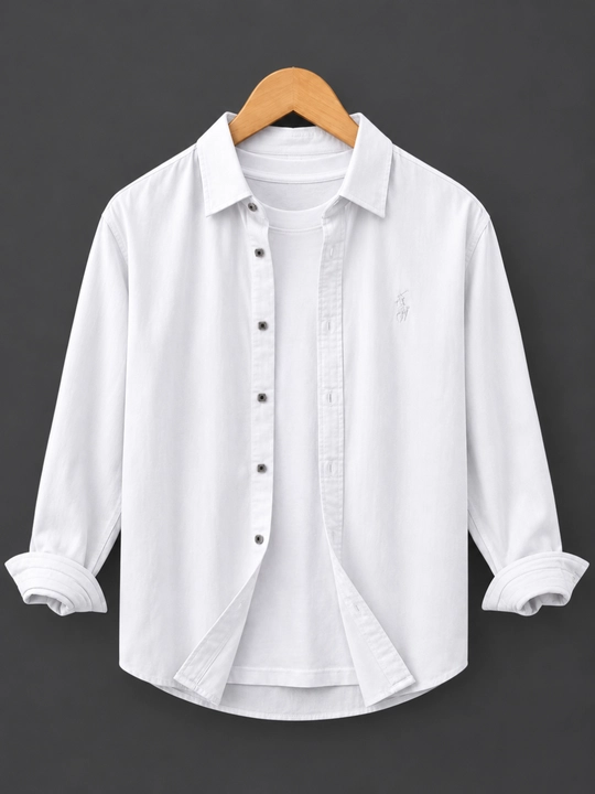 Erkaklar uchun klassik uzun yengli kundalik ko‘ylak, 9 xil rangda, M-XXL