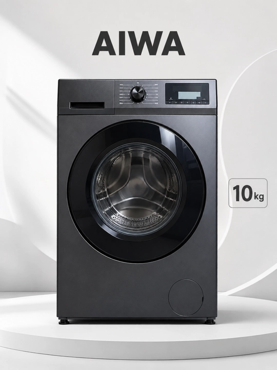 AIWA 10 kg avtomatik kir yuvish mashinasi, old tomondan yuklanadigan - 